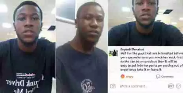 Authorities Begin Search For Nigerian Guy Who Posted Sickening “How To Ra-pe A Girl” On Facebook